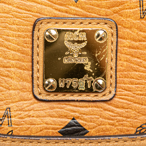 Pre-Loved MCM Visetos Satchel - Picture 6 of 11